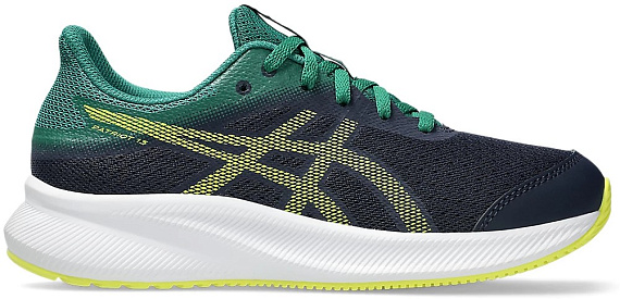Кроссовки детские ASICS Patriot 13 GS Midnight/Citron - Фото 1 большая
