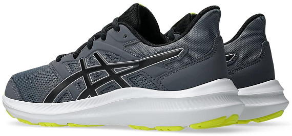 Кроссовки детские ASICS Jolt 4 GS Carrier Grey/Black - Фото 7 большая