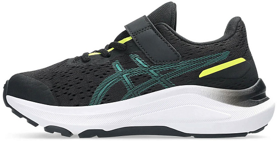 Кроссовки детские ASICS Gt-1000 13 PS Black/Jasper Green - Фото 2 большая