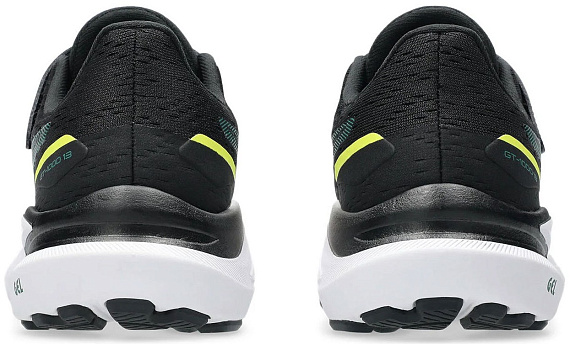 Кроссовки детские ASICS Gt-1000 13 PS Black/Jasper Green - Фото 6 большая