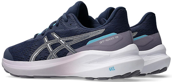 Кроссовки детские ASICS Gt-1000 13 GS Midnight/Dusk Violet - Фото 4 большая