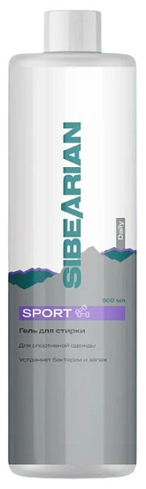 Гель для стирки Sibearian Daily Sport 500мл - Фото 1 большая
