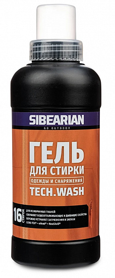 Гель для стирки Sibearian Tech Wash 250мл - Фото 1 большая