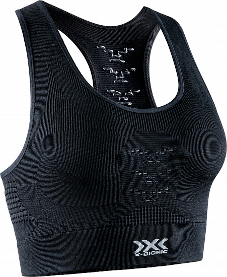 Топ женский X-bionic Energizer Sports Bra 4.0 Opal Black/Arctic White - Фото 1 большая