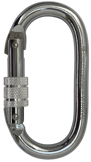 Карабин Vertical Овал стальной - Фото 2 большая