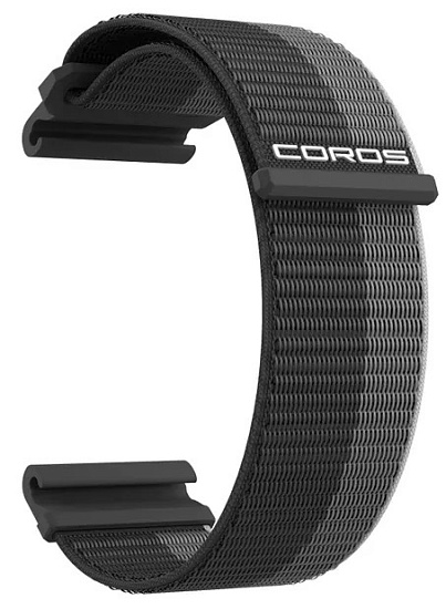 Нейлоновый ремешок Coros Vertix 2 Nylon Black - Фото 2 большая