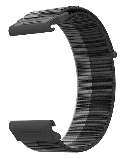 Нейлоновый ремешок Coros Vertix 2 Nylon Black - Фото 3 большая