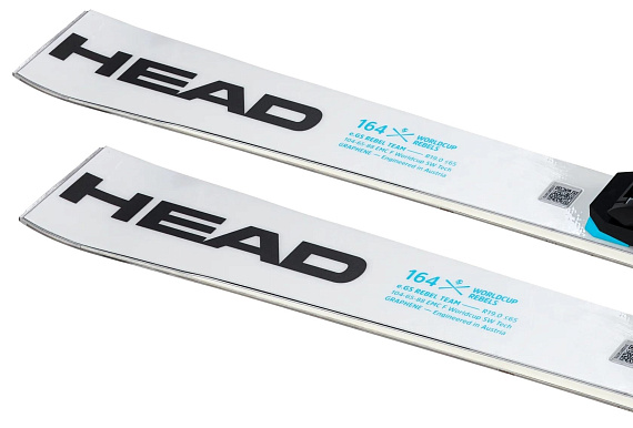 Горные лыжи детские Head WCR e.GS Rebel Team RP WCR T White/Black - Фото 3 большая