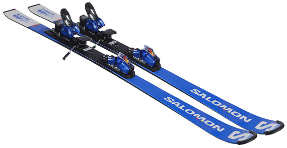 Горные лыжи детские Salomon T S/Rac Fis Sl Jr 131-138 с креплениями Icon - Фото 3 большая