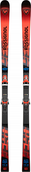 Горные лыжи Rossignol Hero Athlete Gs 170-182 R22 с креплениями Spx 12 Rockerace Gw Hot Red - Фото 1 большая