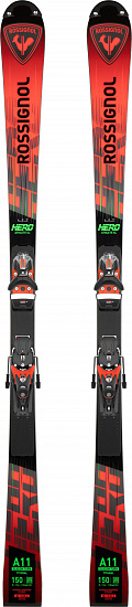 Горные лыжи Rossignol Hero Athlete SL 150 R22 с креплениями Spx 12 Rockerace Gw Hot Red - Фото 1 большая