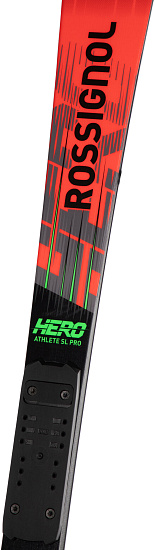 Горные лыжи Rossignol детские Hero Sl Pro 128-149 R21 Pro с креплениями Nx 10 Gw B73 Black Hot Red - Фото 5 большая