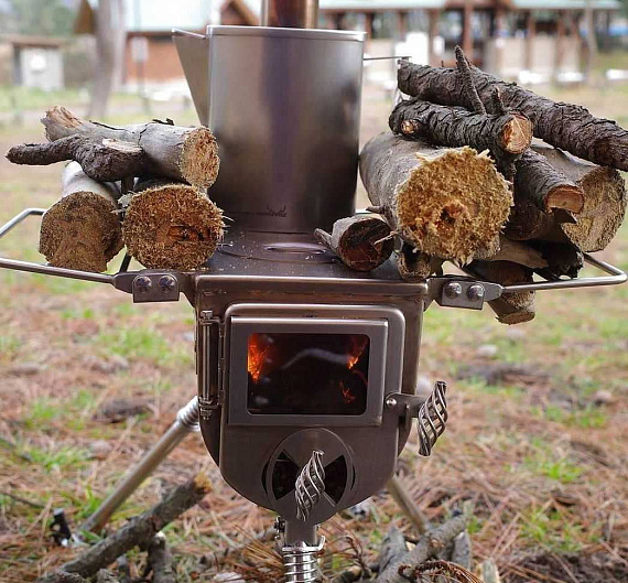 Печь Winnerwell Woodlander Small - Фото 5 большая