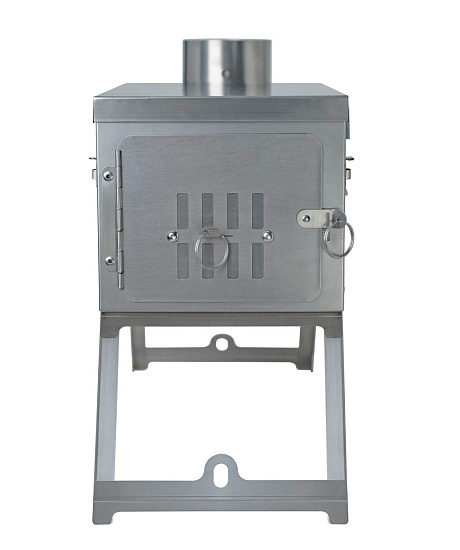 Печь Winnerwell Fastfold Plus Titanium Nested Pipe Medium - Фото 2 большая