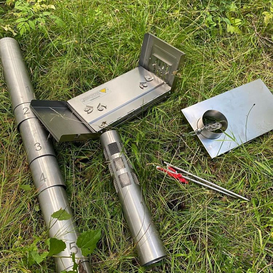 Печь Winnerwell Fastfold Plus Titanium Nested Pipe Medium - Фото 8 большая