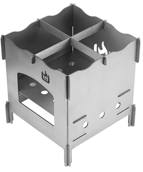 Печь-щепочница CAMINUS Малая CS 100х100 ВТ1-0 - Фото 1 большая