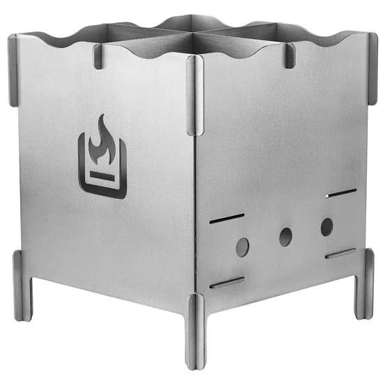 Печь-щепочница CAMINUS Малая CS 100х100 ВТ1-0 - Фото 3 большая