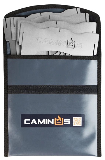 Печь-щепочница CAMINUS Мини CS 80х80 ВТ1-0 - Фото 4 большая