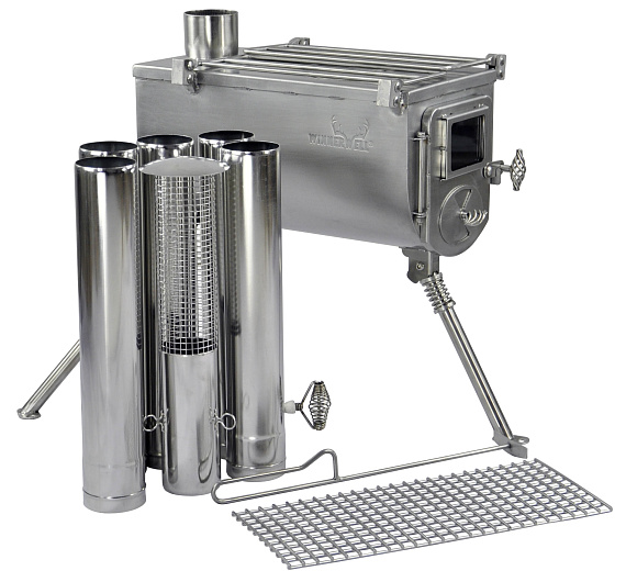 Печь Winnerwell Woodlander 1G M-sized Cook Camping Stove - Фото 3 большая