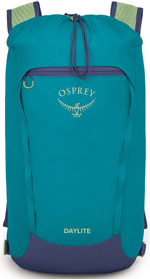 Рюкзак Osprey Daylite Cinch Pack Blue Spikemoss/Alkaline - Фото 2 большая
