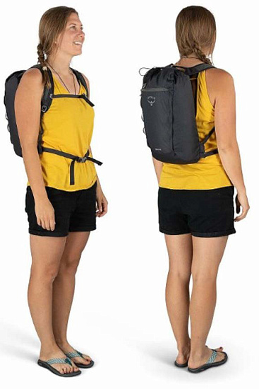 Рюкзак Osprey Daylite Cinch Pack Black - Фото 3 большая