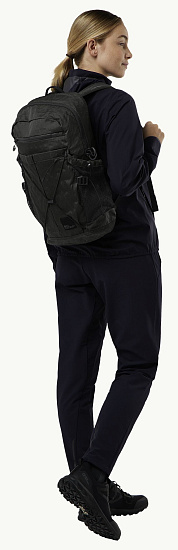 Рюкзак Jack Wolfskin Wandermood Pack 20 Granite Black - Фото 16 большая