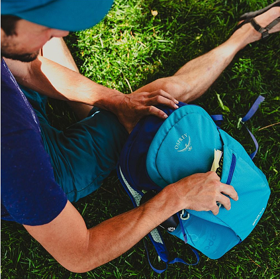 Рюкзак Osprey Daylite Plus Night Shift Blue - Фото 9 большая