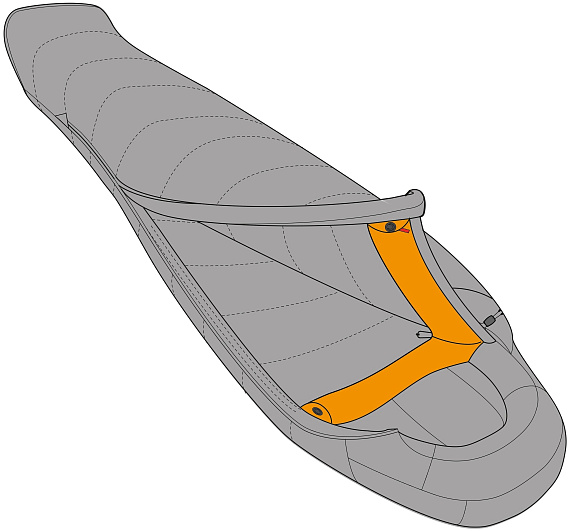 Спальный мешок Mountain Equipment Classic 500 XXL -6 Skydiver - Фото 4 большая