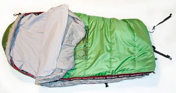 Спальный мешок Alexika Mountain Baby +5 Green 130см - Фото 11 большая