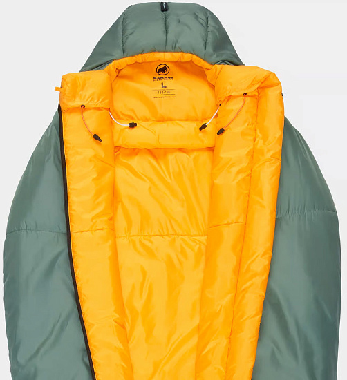 Спальный мешок Mammut Comfort Fiber Bag -5C Deep Cypress - Фото 3 большая