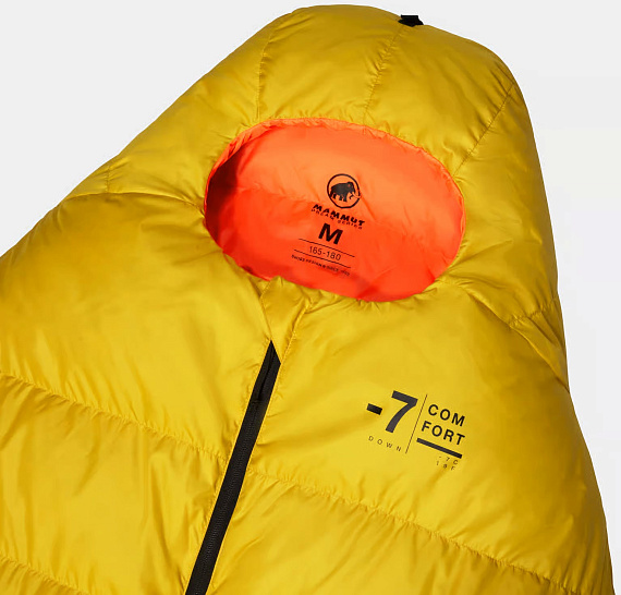 Спальный мешок Mammut Comfort Down Bag -7 Dandelion - Фото 7 большая