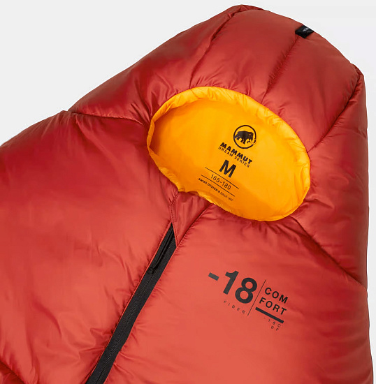 Спальный мешок Mammut Comfort Fiber Bag -18 Beech - Фото 8 большая