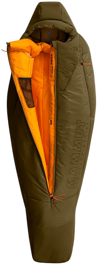 Спальный мешок Mammut Protect Fiber Bag -18 Olive - Фото 2 большая