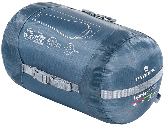 Спальник женский Ferrino Lightec Sm 1100 -3 Blue - Фото 4 большая