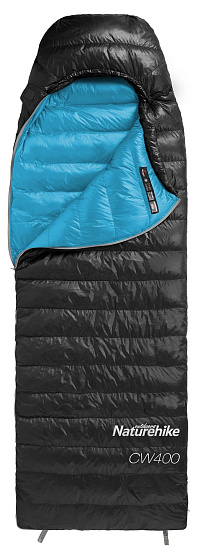 Спальный мешок Naturehike Cw400 M +1 Black - Фото 1 большая