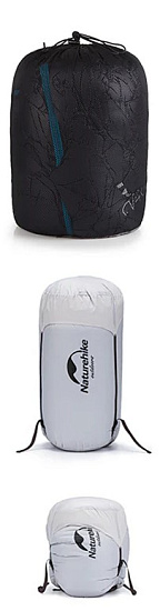 Спальный мешок Naturehike Cw400 M +1 Black - Фото 3 большая