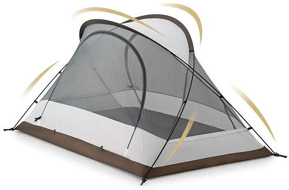 Палатка Naturehike Butterfly White/Green - Фото 3 большая