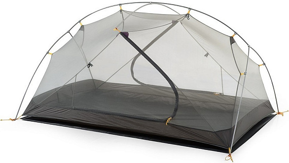 Палатка Naturehike Mongar 2 20D Light Grey/Dark Green - Фото 3 большая