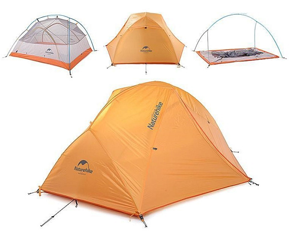 Палатка Naturehike Star-River 2 210T Forest Green - Фото 4 большая