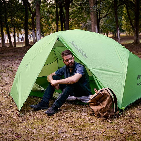 Палатка Naturehike Star-River 2 210T Forest Green - Фото 7 большая
