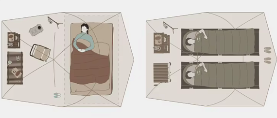 Палатка Naturehike Massif Solo Moon Rock Sand - Фото 6 большая