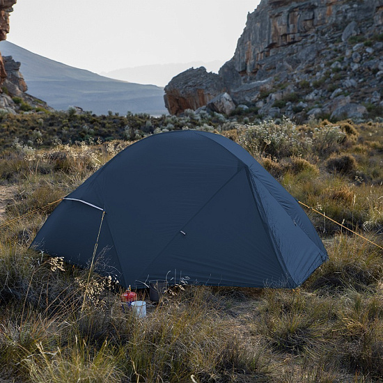 Палатка Naturehike Mongar Ultralight 2 (Integrated version) 210T Phantom Blue - Фото 3 большая
