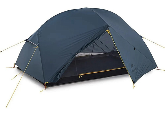 Палатка Naturehike Mongar Ultralight 2 (Integrated version) 210T Navy Blue - Фото 1 большая