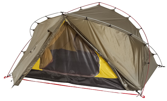 Палатка Normal Траппер 2 Si PU Олива - Фото 2 большая