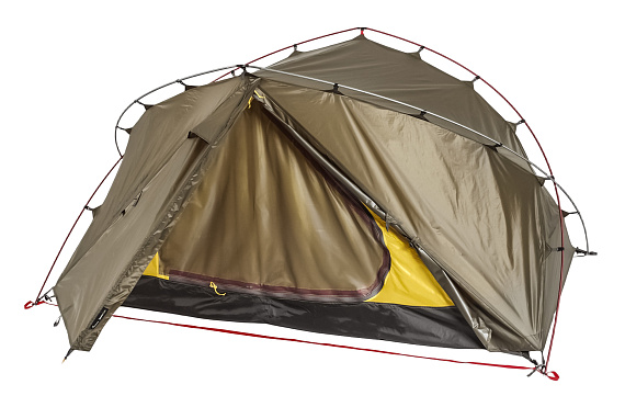 Палатка Normal Траппер 2 Si PU Олива - Фото 3 большая