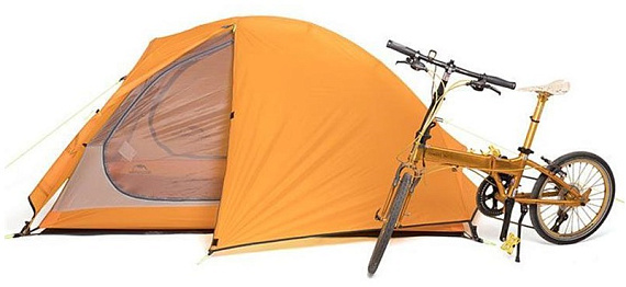 Палатка Naturehike Cycling Ultralight 2 20D Orange - Фото 4 большая