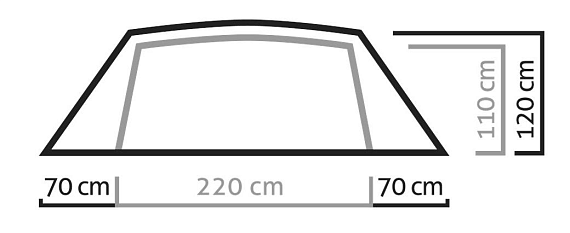 Палатка Salewa Denali IV Cactus/Grey - Фото 3 большая