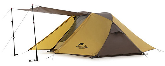 Палатка Naturehike Butterfly Yellow/Brown - Фото 4 большая