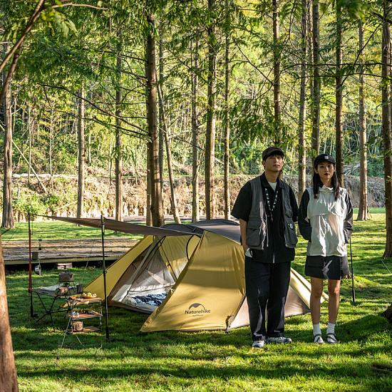 Палатка Naturehike Butterfly Yellow/Brown - Фото 8 большая