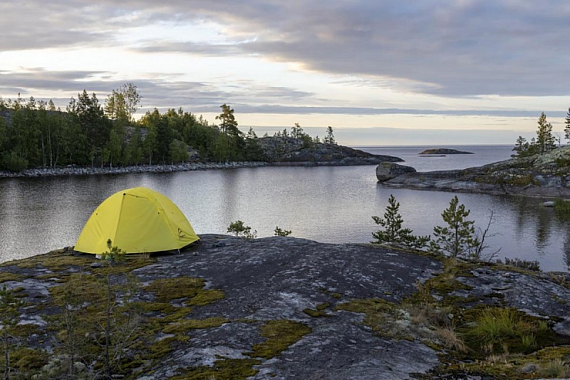 Палатка Normal Ладога 3 Жёлтый - Фото 15 большая